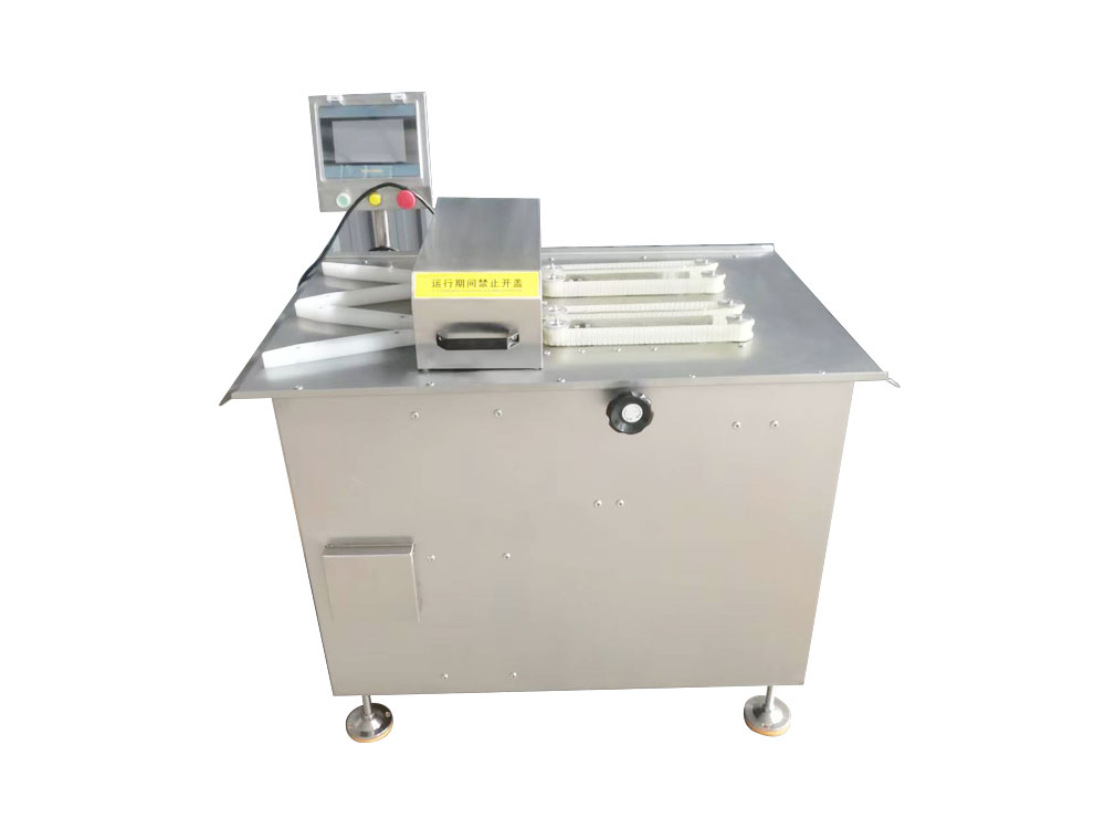 Fully automatic double-channel wire tying machine